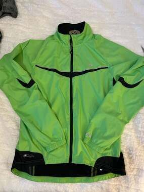 Pearl Izumi Elite Barrier Cycling Jacket Neon Green High Visibility Men's Medium